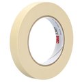 3M 3M™ 2307 Masking Tape, 5.2 Mil, 3/4" x 60 yds., Natural, 48/Case T9342307